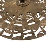 Another Beautiful Antique Brass Stencil Wheel, Allen Bros., 1868-1871 Patent
