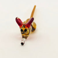 Blown Glass Mouse with Very Long Tail!