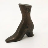 Brass Victorian Style United Shoe Manufacturing Co. Boot Paperweight