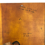 1968 Prison Cell Ex Voto Retablo, Thanks to San Juditas Tadeo (Jude the Apostle)