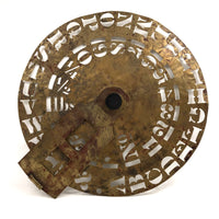 Allen Brothers c. 1871 Beautiful Large Brass Stencil Wheel