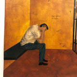 1968 Prison Cell Ex Voto Retablo, Thanks to San Juditas Tadeo (Jude the Apostle)