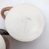 Hand-painted Elaine Bolz Studio Pottery Flamingo Mugs, c. 1980s, A Pair