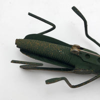 Green Grasshopper Handmade Metal Pin