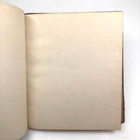 1838 Blank Ledger with Hand-Marbled Cover and Leather Spine