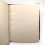 1838 Blank Ledger with Hand-Marbled Cover and Leather Spine