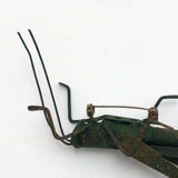 Green Grasshopper Handmade Metal Pin