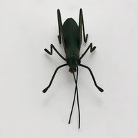 Green Grasshopper Handmade Metal Pin