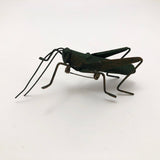 Green Grasshopper Handmade Metal Pin