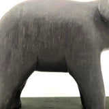 Early 20th Century Beautifully Carved and Painted Folk Art Elephant with Tusks