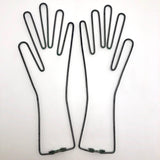Pair of Vintage Wire Hand-Shaped Glove Dryers
