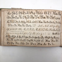1858 American Text Book for Letters Penmanship Instruction with Lots of Alphabets