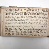 1858 American Text Book for Letters Penmanship Instruction with Lots of Alphabets