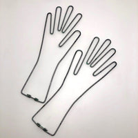 Pair of Vintage Wire Hand-Shaped Glove Dryers