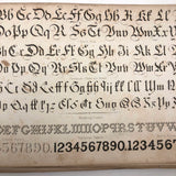 1858 American Text Book for Letters Penmanship Instruction with Lots of Alphabets