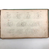 1858 American Text Book for Letters Penmanship Instruction with Lots of Alphabets
