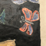 German 1943 R. Schmidt Woodland Animals Mixed Media Drawing