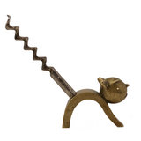 Richard Rohac 1950s Brass Cat Corkscrew, Made in Austria-reserved for BB