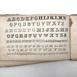 1858 American Text Book for Letters Penmanship Instruction with Lots of Alphabets