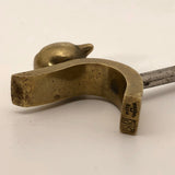 Richard Rohac 1950s Brass Cat Corkscrew, Made in Austria-reserved for BB