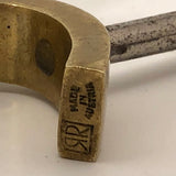 Richard Rohac 1950s Brass Cat Corkscrew, Made in Austria-reserved for BB