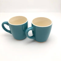 Pair of Sky Blue Vintage McCoy Horse Mugs