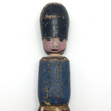 Old Wooden Hand-painted Soldier Pin