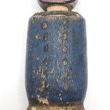 Old Wooden Hand-painted Soldier Pin