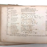 1858 American Text Book for Letters Penmanship Instruction with Lots of Alphabets