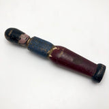 Old Wooden Hand-painted Soldier Pin