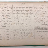1858 American Text Book for Letters Penmanship Instruction with Lots of Alphabets