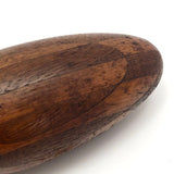 Checkerboard Parquetry Treen Egg Shaped Finial