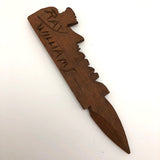 Carved Wood Totem Letter Opener by Northwest Coast Native Artist Ray Williams
