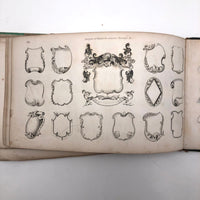 1858 American Text Book for Letters Penmanship Instruction with Lots of Alphabets