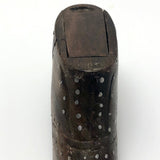 Curious Antique Snuff Box Shoe with Nails All Over