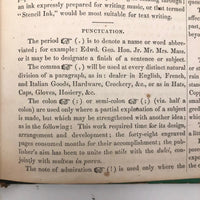 1858 American Text Book for Letters Penmanship Instruction with Lots of Alphabets