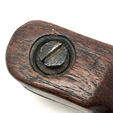 Shoe-Shaped Antique Wooden Snuff Box with Puzzle Lid