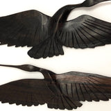 Asian Wooden Hanging Cranes - Set of Five