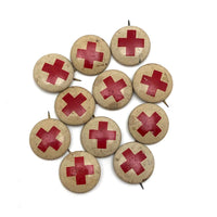 Beautiful Old Red Cross Pins - Sold Individually