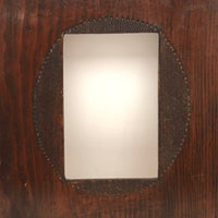 Charming Old Folk Art Frame with Three Arches (with glass)