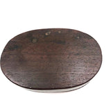 IT! Swivel Lid Antique Treen Snuff Box with Perfect Inlaid Monogram