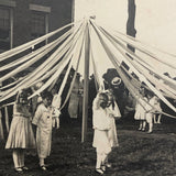 Patrons Day May Pole Dance Real Photo Post Card, 1915