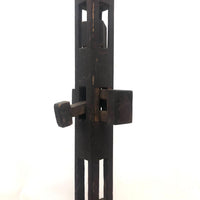 Unusual, Very Old, Nearly Two Foot Tall Pine Whimsy with Interlocking Moving Parts