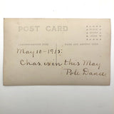 Patrons Day May Pole Dance Real Photo Post Card, 1915