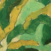 SOLD Painterly Vintage Paint By Numbers Landscape in Great Palette, Framed
