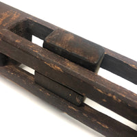Unusual, Very Old, Nearly Two Foot Tall Pine Whimsy with Interlocking Moving Parts
