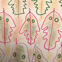 James Bone "Leaves & Profiles & Bugs" 2010 Mixed Media Drawing