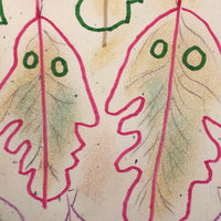 James Bone "Leaves & Profiles & Bugs" 2010 Mixed Media Drawing