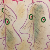 James Bone "Leaves & Profiles & Bugs" 2010 Mixed Media Drawing