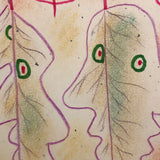 James Bone "Leaves & Profiles & Bugs" 2010 Mixed Media Drawing